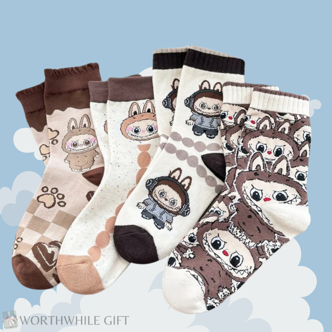 Labubu Cartoon Socks