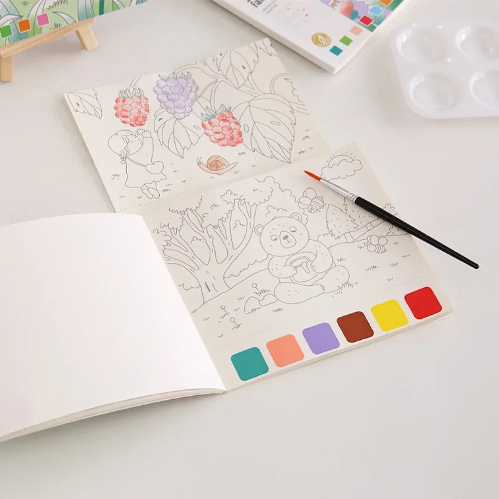 Magical Watercolor Adventure Book