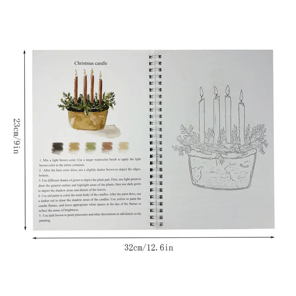 Festive Holiday Coloring Book